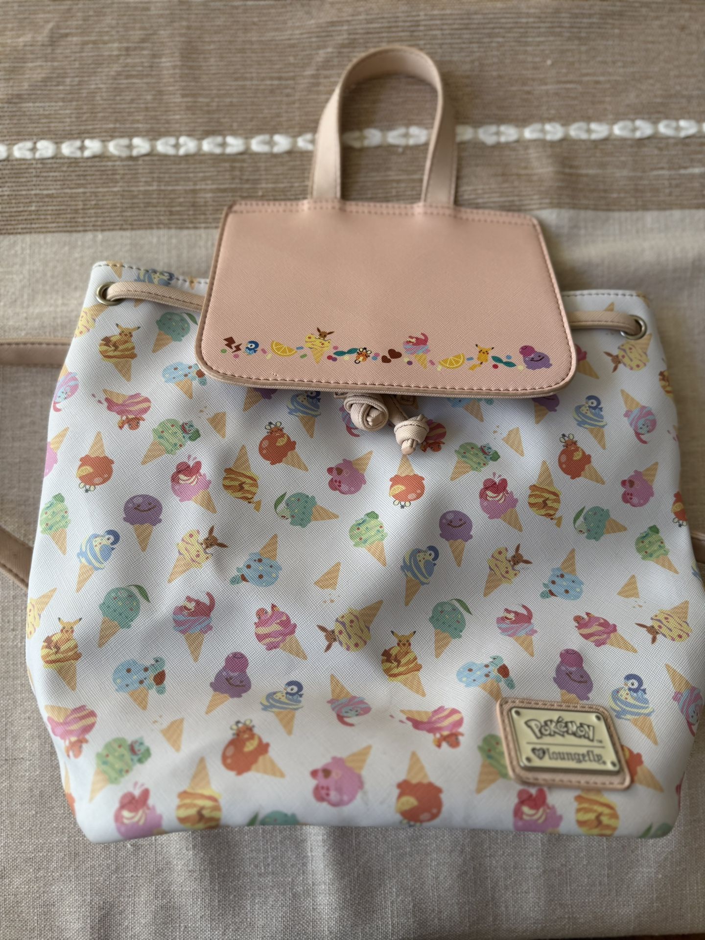 Pokémon Loungefly Pastel Ice Cream Backpack