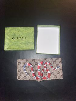 Gucci Snake Wallet Bifold 