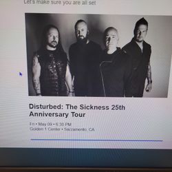 Disturbed- The Sickness 25th Anniversary Tour