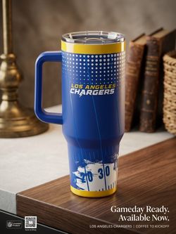 LA Chargers 40 0z Tumbler