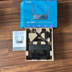 D-Link - AC1200 Dual-Band Wi-Fi Router