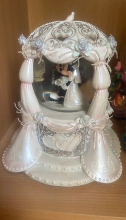 Disney wedding water globe