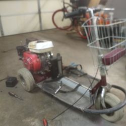 Is electric wheelchair with gas engine