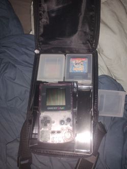 Gameboy color with multiple games