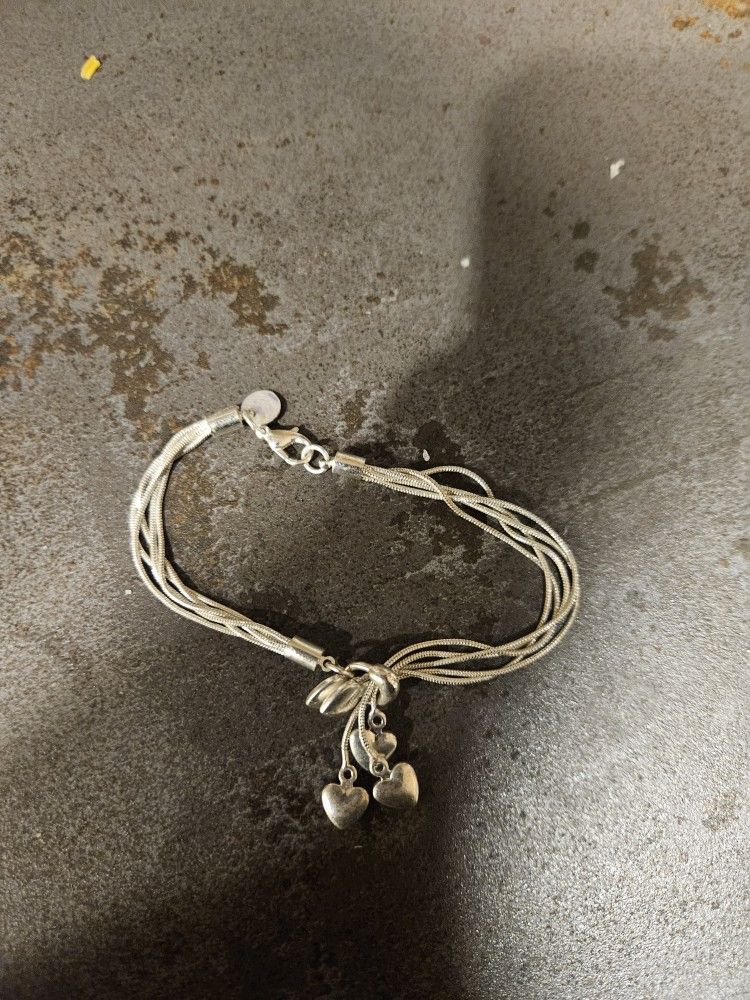 Silver Bracelet Piece