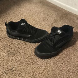 Vans Knu Skool Black Skate Shoes