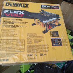 New DeWalt 60v 8-1/4 Table Saw Tool Only 