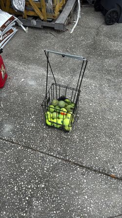 Tennis Balls and Baskets