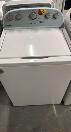 Whirlpool Top Load Washer – White, Dial Controls, Clean