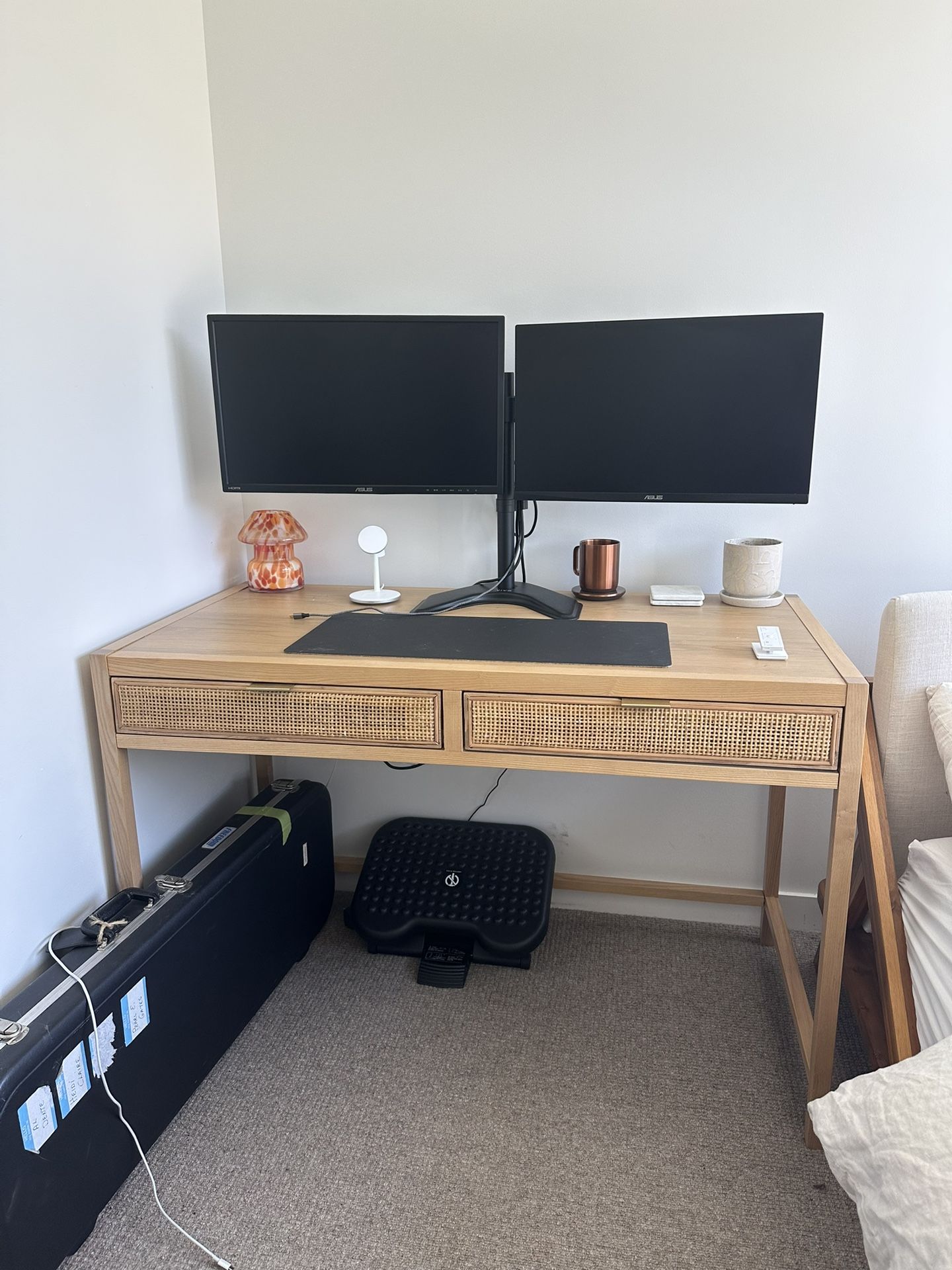 Dual 24” Monitors With Stand