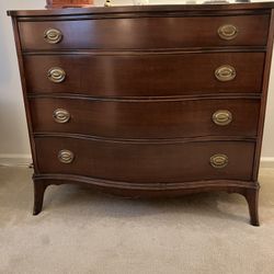 Seven Piece Vintage Wooden Bedroom Set