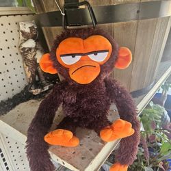 Grumpy Monkey Plush 