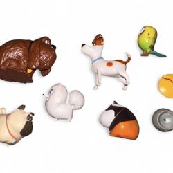 Secret Life Of Pets Collectible Plastic Figurines Set
