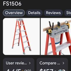 6 Ft Commercial Ladder Was $175 W Tax 