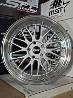 18x9.0 BRAND NEW BBS LM REPS WHEELS/RIMS. VORS VR8. 5X114.3