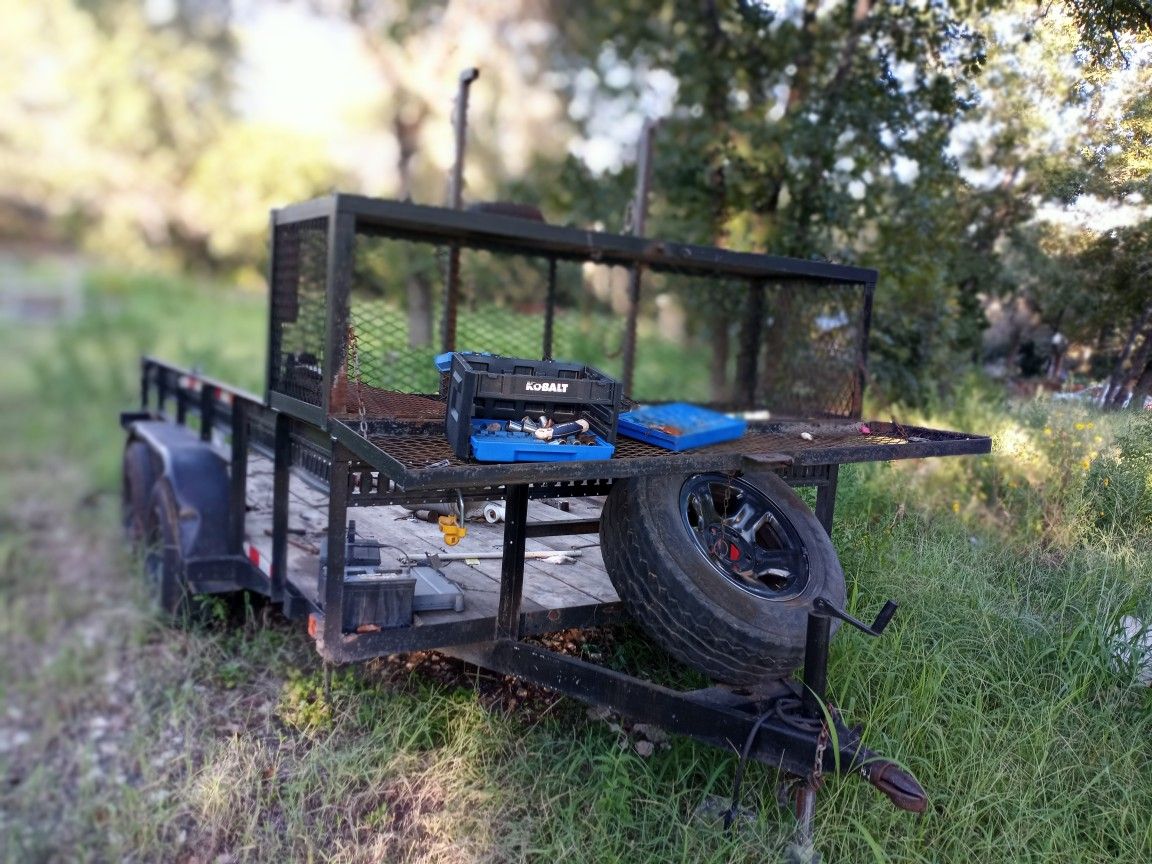 12 Ft Landscaping Trailer- Make Offer Please