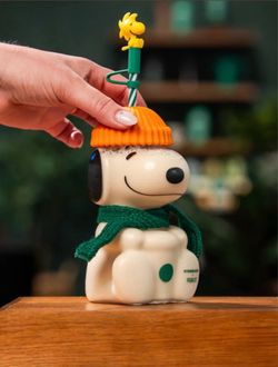 Starbucks Snoopy Bearista Glass Cup – NEW / SOLD OUT