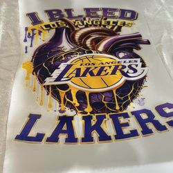 Los Ángeles Lakers I Bleed LAKERS Tshirt