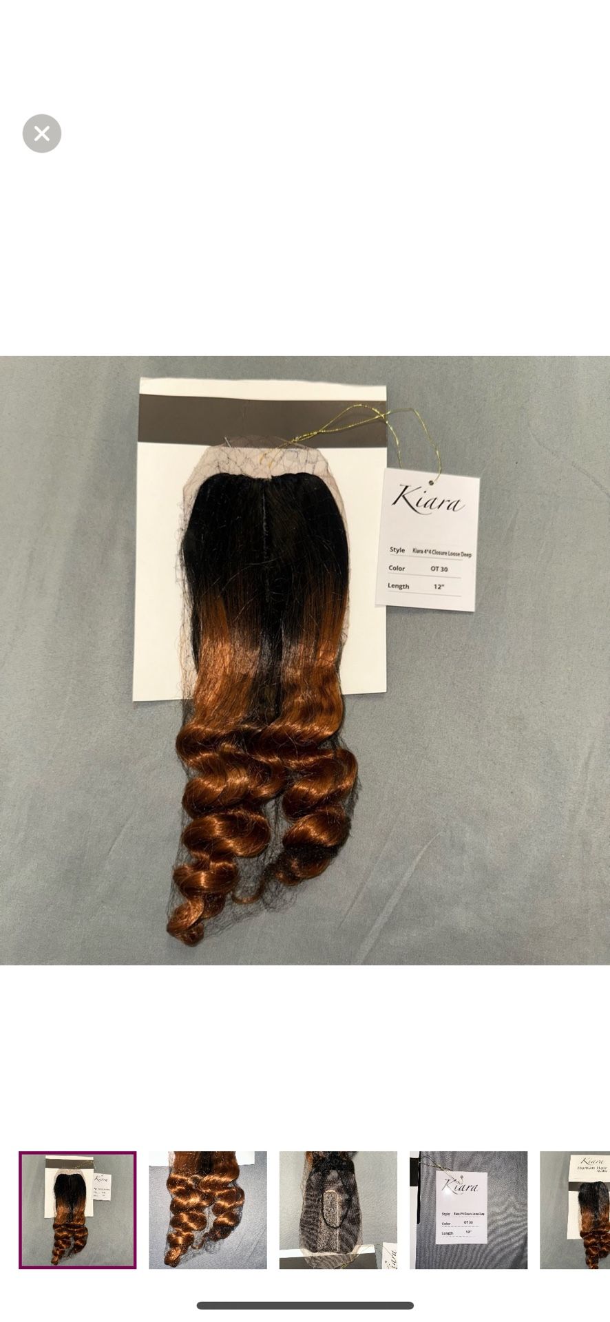 100% Human Hair Lace Closure