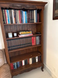 (2) large bookshelves