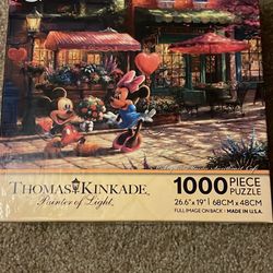 Mickey & Minnie Thomas Kinkade puzzle 