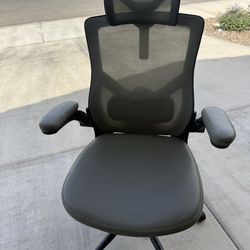 Green office chair