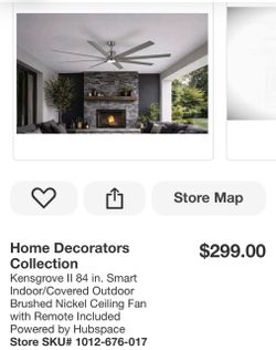 Home Decorators Collection ceiling fan