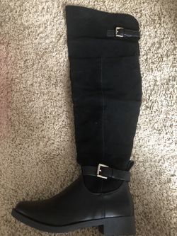 Brand new black over the knee boots