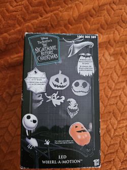 Disney the nightmare Before Christmas led whirl a motion