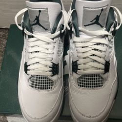 Jordan Retro 4 Oxidized Green Mens Size 11