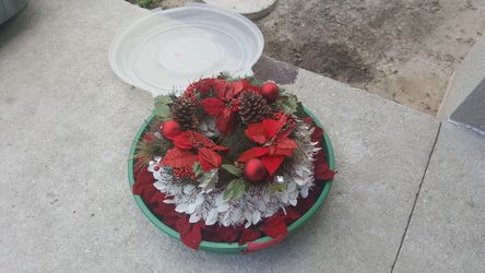 Christmas decor with storage container all for $10