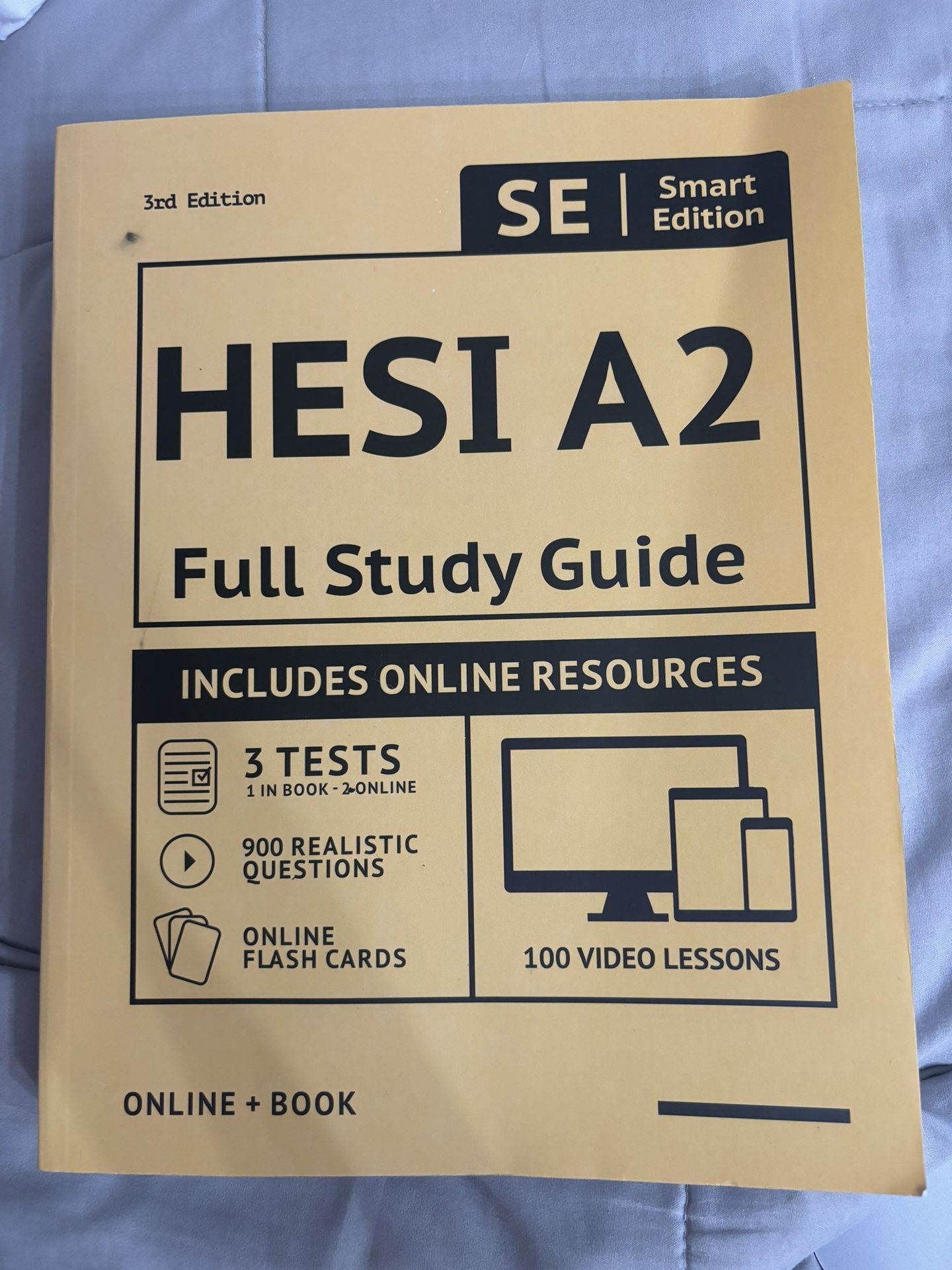 HESI A2 Full Study Guide - 3rd Edition (Unused + Online Access)