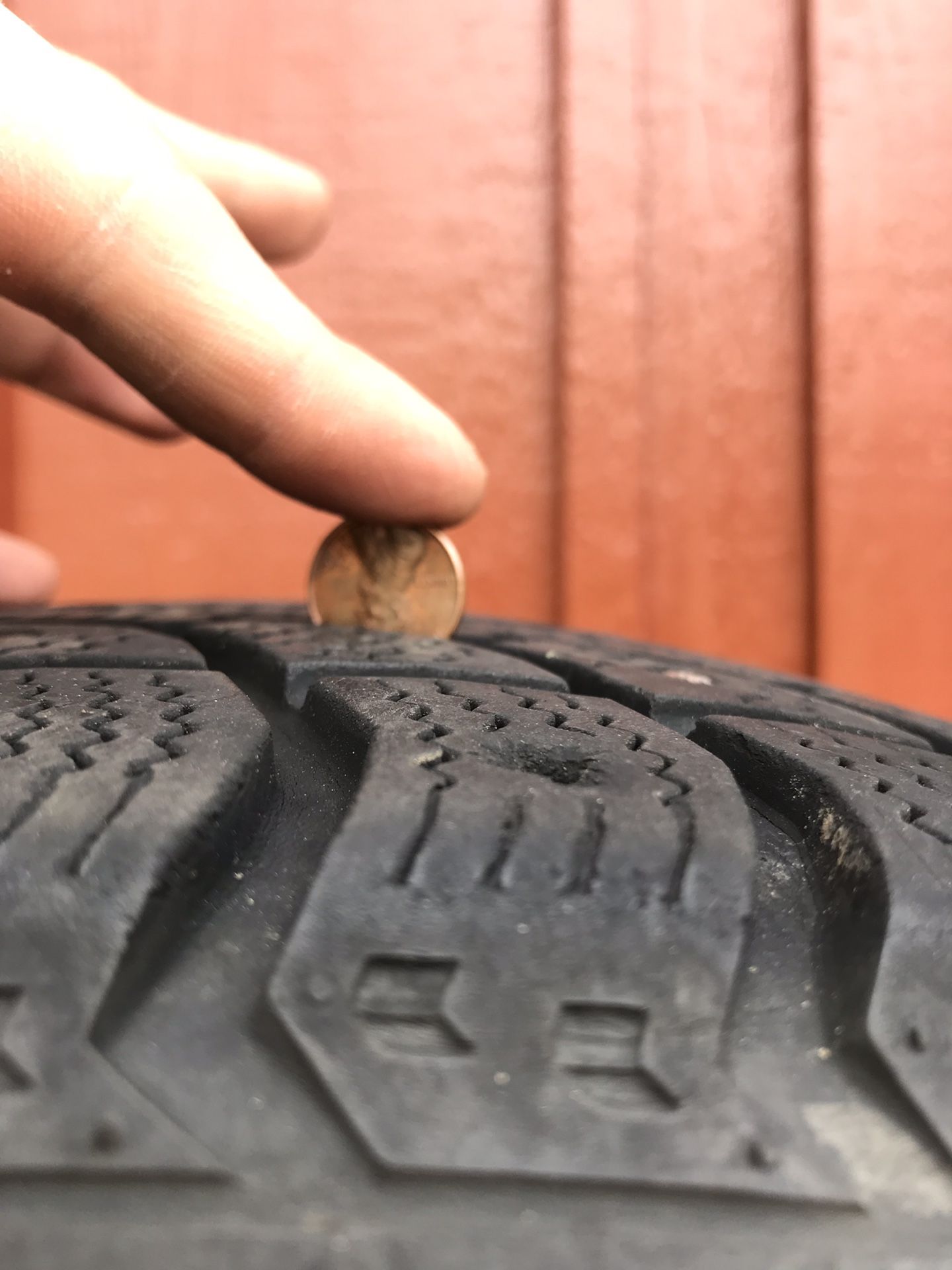 4 Studded tires