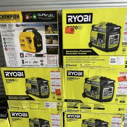 Ryobi Generators Inverters