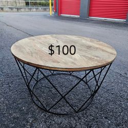 Living Room Round Coffee Table