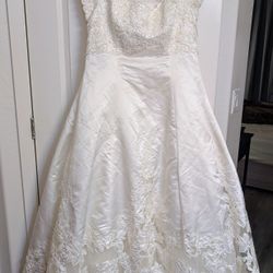 David Bridal Ivory Wedding Dress St Tropez 