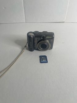 Canon PowerShot A590 IS Image Stabilizer 8MP Digital Camera 4x Zoom TESTED WORKS