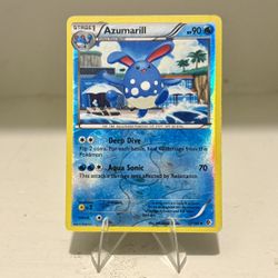 2012 Holo Azumarill Pokemon Card