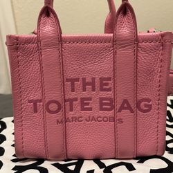 Marc Jacobs The Small Leather Tote Bag Bow Pink