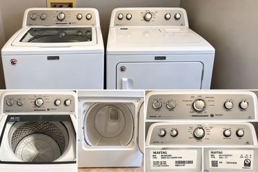Washer and dryer set electric