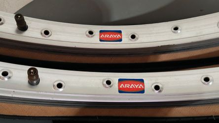 24" X 1.75 Araya 7X Cruiser BMX Rims