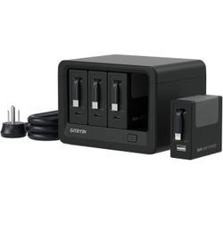 12-in-1 Desktop Charging Station, 160W USB Retractable GaN Charger Modular Charging Hub for Apple, 3 Retractable Type-C Chargers, 1 Lightning, 4 AC, 3