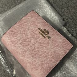 Powder pink Coach Wallet
