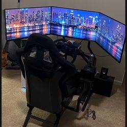 Gaming PC Complete Racing And Flight Simulator