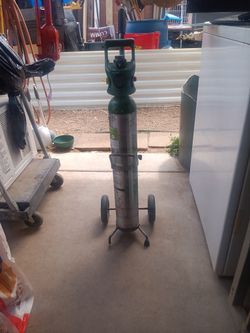 Intelliox Digital Tank Aluminum And Holder Works Nice Empty Tank 