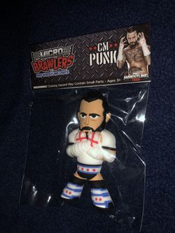 CM Punk Micro Brawler from Pro Wrestling Crate for Sale in Bay Shore, NY -  OfferUp