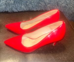 Like New Gorgeous Red Patent Leather Heels 2” Size 11