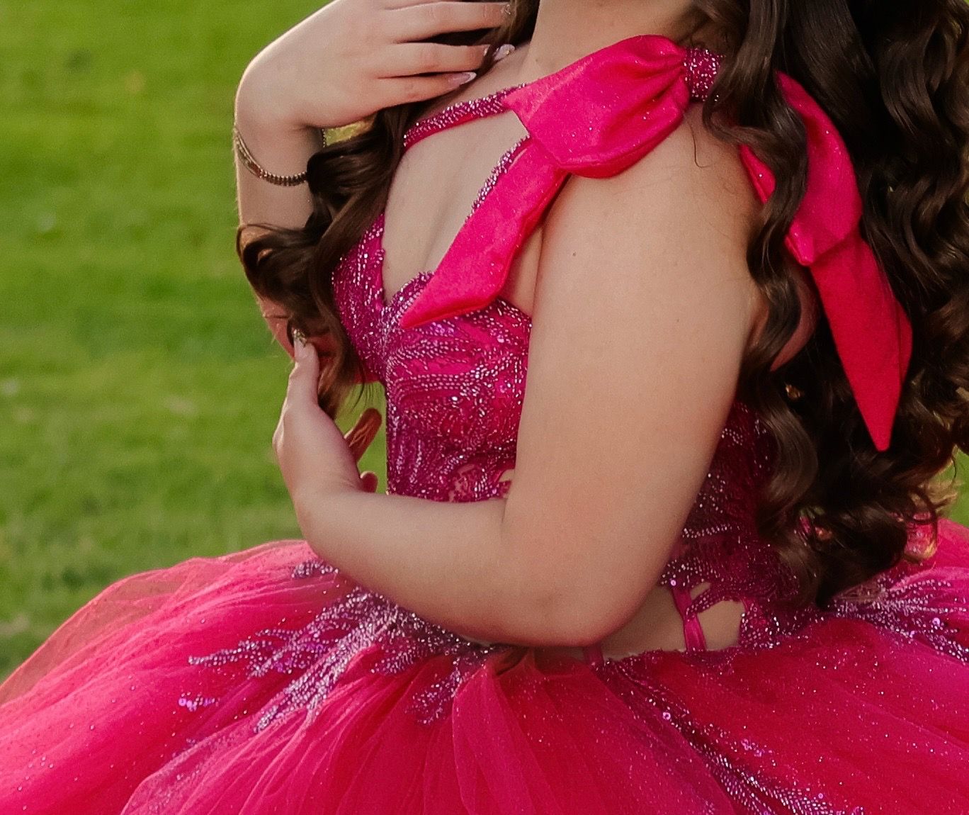 Quinceñera dress Fushia pink