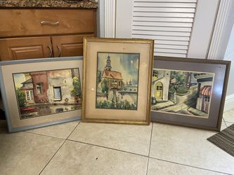 4 Total Framed Pictures