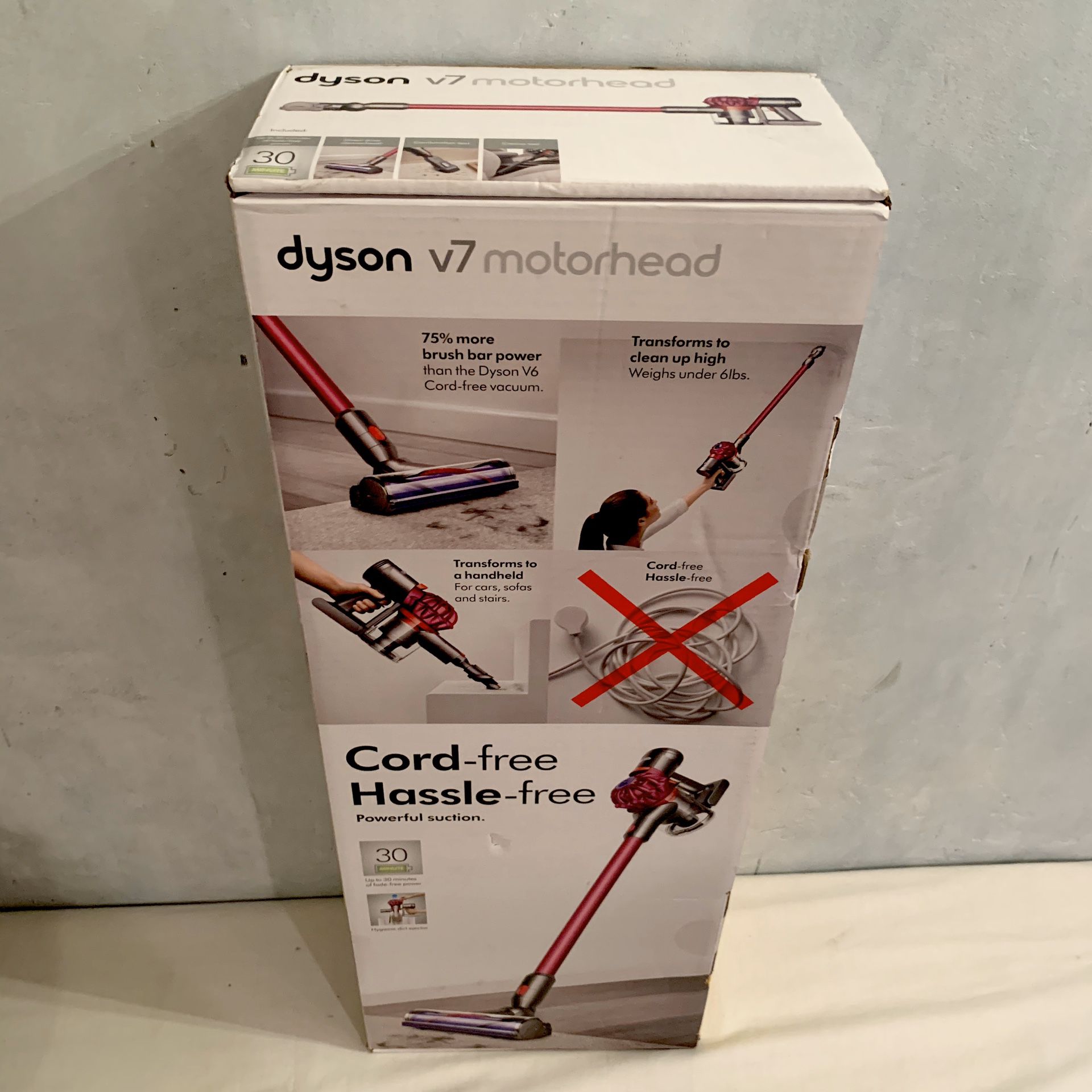 Brand New Dyson V7 Motorhead Cord-free Stick Vacuum.